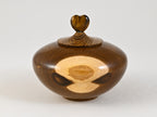Small Handmade Laburnum Keepsake Wood Urn (20 c.i.)