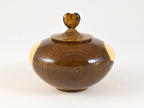 Small Handmade Laburnum Keepsake Wood Urn (20 c.i.)