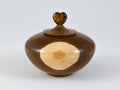 Small Handmade Laburnum Keepsake Wood Urn (20 c.i.)