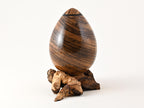 Handmade Zebra Wood Urn, Mangrove root (70 c.i.)