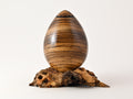 Handmade Zebra Wood Urn, Mangrove root (70 c.i.)
