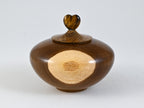 Handmade Laburnum Keepsake Wood Urn (20 c.i.)
